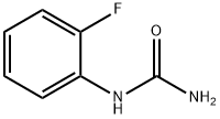 1-(2-フルオロフェニル)尿素 化学構造式