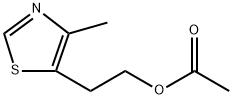 酢酸2-(4-メチル-5-チアゾリル)エチル 化学構造式