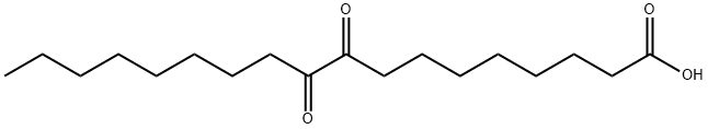 9,10-ジオキソステアリン酸 化学構造式