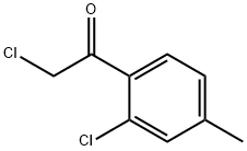 Ethanone, 2-chloro-1-(2-chloro-4-methylphenyl)- (9CI) 结构式
