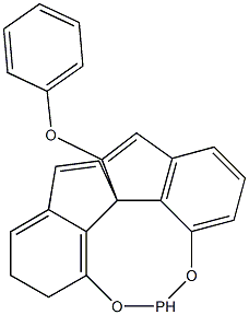 苯基-[R-1,1-螺二氢茚-7,7-二基]-亚磷酸酯, 656233-53-3, 结构式