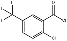 2-クロロ-5-(トリフルオロメチル)ベンゾイルクロリド 化学構造式