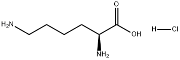 L-(+)-リジン一塩酸塩 化学構造式