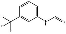N-[3-(トリフルオロメチル)フェニル]ホルムアミド 化学構造式