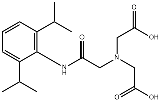 N-(2,6-DIISOPROPYLPHENYL-CARBAMOYLMETHYL)IMINODIACETIC ACID|地索苯宁