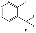 2-フルオロ-3-(トリフルオロメチル)ピリジン 化学構造式