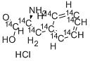 L-PHENYLALANINE-UL-14C Structure