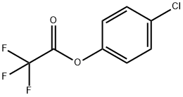 4-Chlorophenol trifluoroacetate 结构式