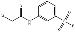 3-[(2-chloroacetyl)amino]benzenesulfonyl fluoride Struktur