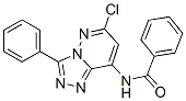 N-(3-chloro-9-phenyl-1,2,7,8-tetrazabicyclo[4.3.0]nona-2,4,6,8-tetraen -5-yl)benzamide 结构式