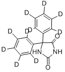 5,5-DIPHENYL-D10-HYDANTOIN Struktur