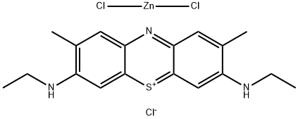 3,7-Bis(ethylamino)-2,8-dimethylphenothiazin-5-iumchlorid, Verbindung mit Zinkchlorid