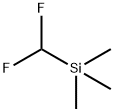 (ジフルオロメチル)トリメチルシラン 化学構造式