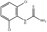 2,6-二氯苯基硫脲, 6590-91-6, 结构式