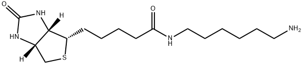 N-ビオチニル-1,6-ヘキサンジアミン 化学構造式