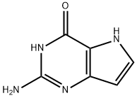 2-氨基-3,5-二氢吡咯并[3,2-D]嘧啶-4-酮 结构式