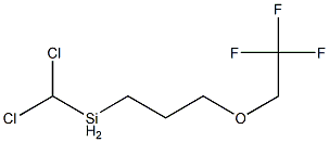 dichloromethyl[3-(2,2,2-trifluoroethoxy)propyl]silane  Struktur