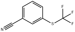 3-(TRIFLUOROMETHYLTHIO)BENZONITRILE, 97 Struktur