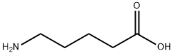 5-アミノ-n-吉草酸 化学構造式