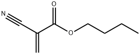 α-シアノアクリル酸ブチル 化学構造式
