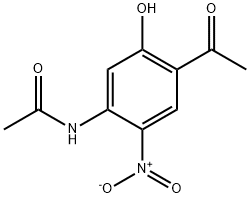 N-(4-acetyl-5-hydroxy-2-nitrophenyl)acetaMide Struktur