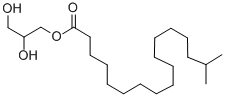 グリセリルモノイソステアラート 化学構造式