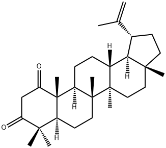 ルパ-20(29)-エン-1,3-ジオン 化学構造式