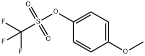 4-甲氧基苯基三氟甲烷磺酸酯, 66107-29-7, 结构式