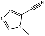 1-甲基-1H-咪唑-5-甲腈, 66121-66-2, 结构式