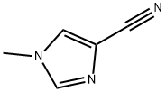 1-甲基-1H-咪唑-4-甲腈, 66121-69-5, 结构式