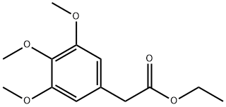 2-(3,4,5-三甲氧基苯基)乙酸乙酯, 66162-60-5, 结构式