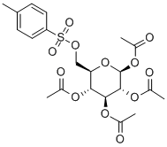 1,2,3,4-TETRA-O-ACETYL-6-O-TOSYL-BETA-D-GLUCOPYRANOSE Structure