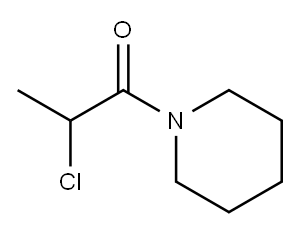 2-氯-1-哌啶-1-基-丙-1-酮 结构式
