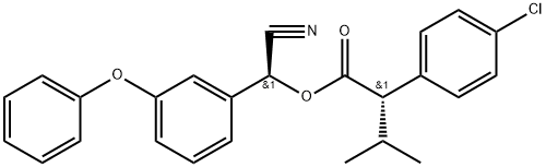 (S)-alpha-Cyano-3-phenoxybenzyl-(S)-2-(4-chlorphenyl)-3-methyl-butyrat