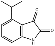 4-异丙基靛红, 66232-59-5, 结构式