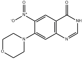 7-MORPHOLIN-4-YL-6-NITROQUINAZOLIN-4(3H)-ONE 结构式