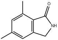 5,7-二甲基异吲哚啉-1-酮 结构式