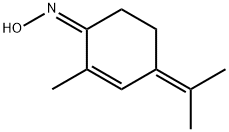 2-Cyclohexen-1-one,2-methyl-4-(1-methylethylidene)-,oxime,(Z)-(9CI) 结构式