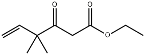 5-Hexenoic acid, 4,4-diMethyl-3-oxo-, ethyl ester 结构式