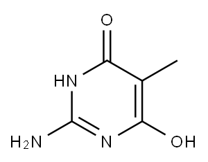 2-amino-6-hydroxy-5-methyl-1H-pyrimidin-4-one Structure