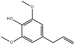 4-烯丙基-2,6-二甲氧基苯酚 结构式