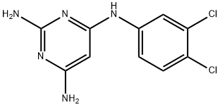 N4-(3,4-dichlorophenyl)pyrimidine-2,4,6-triamine Struktur