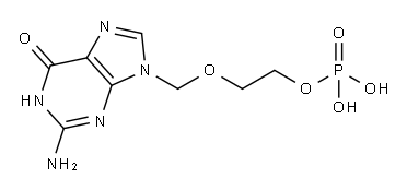 一りん酸アシクロビル 化学構造式