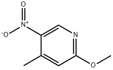 2-METHOXY-5-NITRO-4-PICOLINE Structure