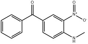 4-(methylamino)-3-nitrophenyl phenyl ketone Struktur