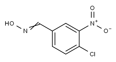 (E)-4-氯-3-硝基苯甲醛肟 结构式