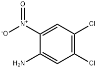4,5-ジクロロ-2-ニトロアニリン 化学構造式