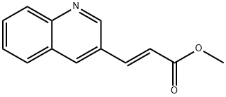 3-QUINOLIN-3-YL-ACRYLIC ACID METHYL ESTER, 66417-78-5, 结构式