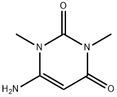1,3-二甲基-6-氨基脲嘧啶 结构式
