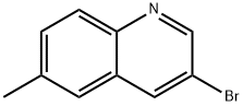 3-溴-6-甲基喹啉 结构式
